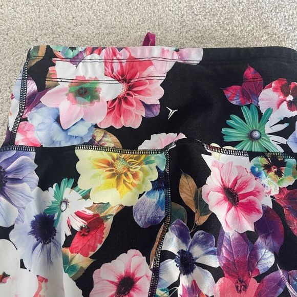 Old navy active floral stripe pants size S - Picture 8 of 11